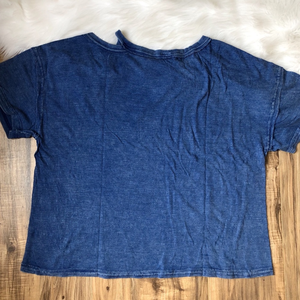 Free People We The Free Split Shoulder Alex Tee - Picture 8 of 8